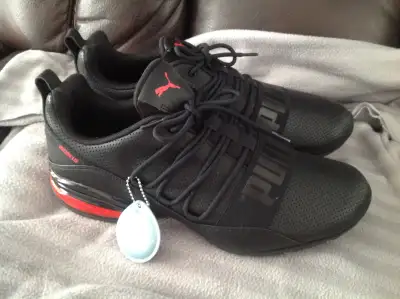 Puma spot black shoes new in box, View more