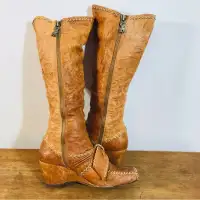 Modern Vintage by Vero Cuoio leather high boots (femme)