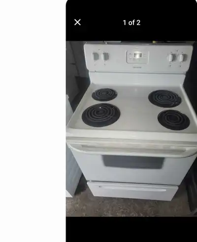 30" electric stove, View more