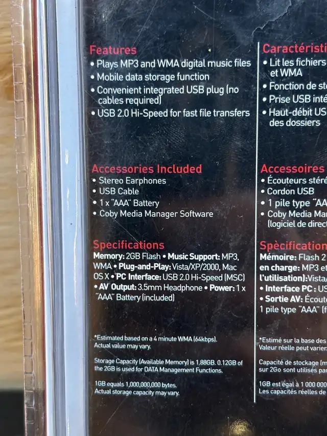 MP3 Audio Player (Coby) in iPods & MP3s in Edmonton - Image 4