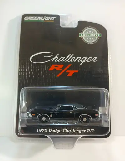 1970 Dodge Challenger R/T The "Black Ghost" 2021 Greenlight Collectibles Hobby Exclusive 1:64 Scale...