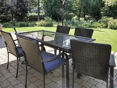 *** PATIO SET *** 7pieces (+ 6 cushions), View more