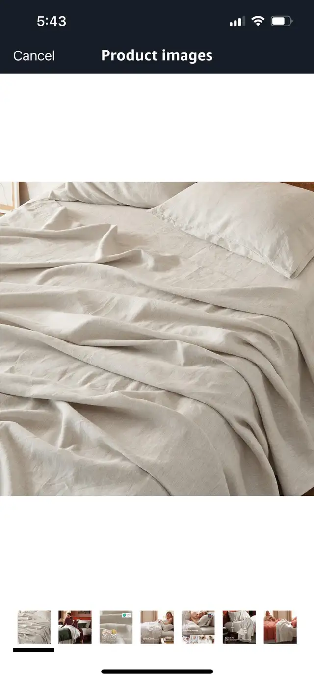 NEW-Bedsure Sheet Set - Queen Size in Bedding in Mississauga / Peel Region - Image 9