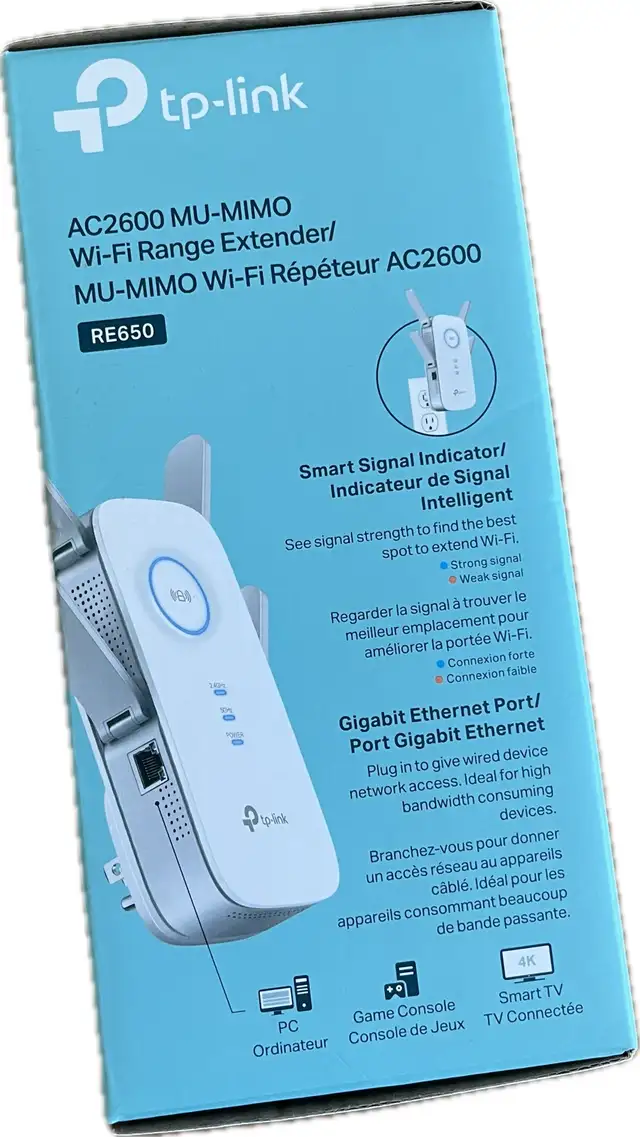 tp-link AC2600 MU-MIMO Wi-Fi Range Extender - dual band in Networking in City of Toronto - Image 3