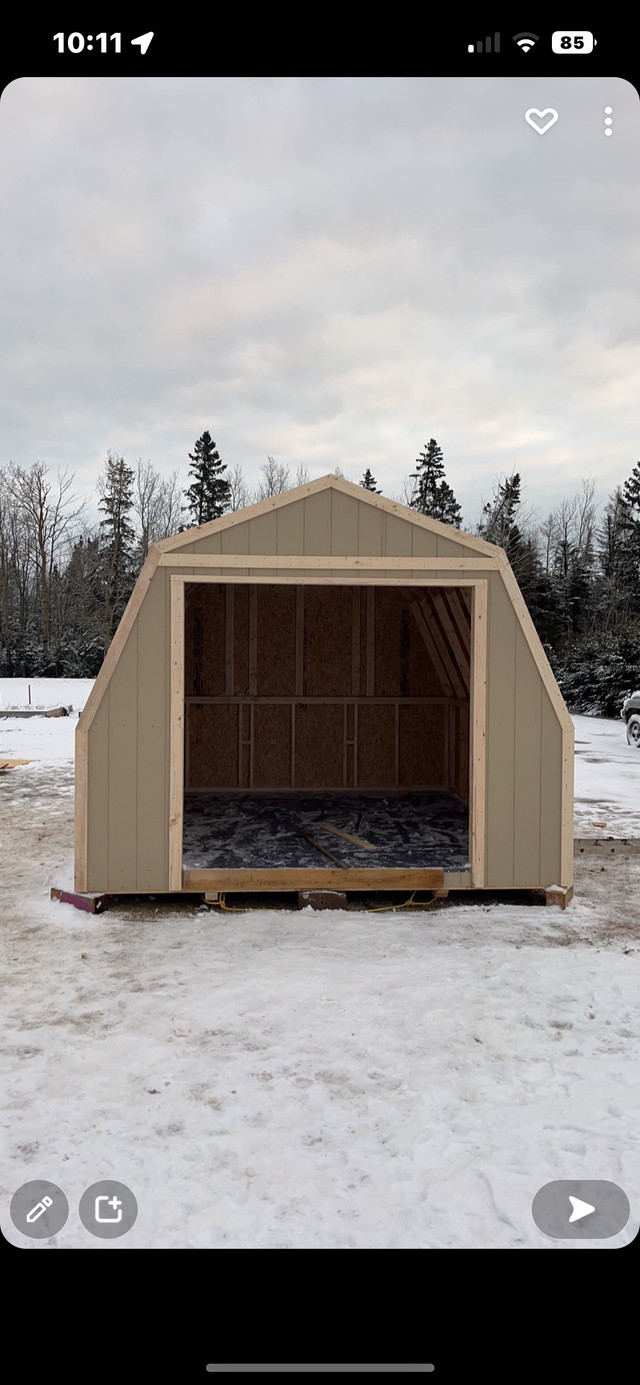 12’x12’ Gambrel style shed  in Outdoor Tools & Storage in Summerside - Image 2