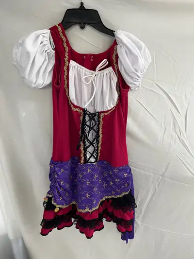 Kids Fortune Teller Halloween Costume. Size adult small or large for kids. Fits good for grades 7-10...