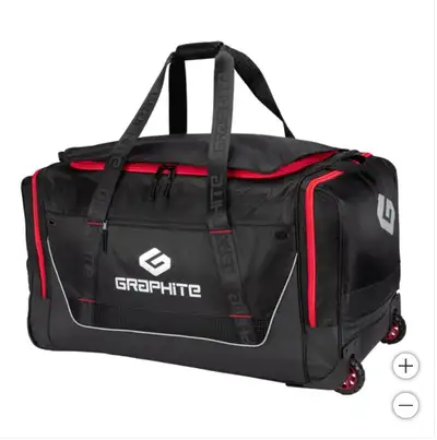 Graphite Wheeled Hockey Bag, View more