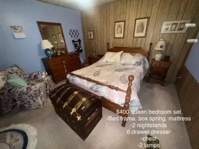 solid wood bedroom set , View more