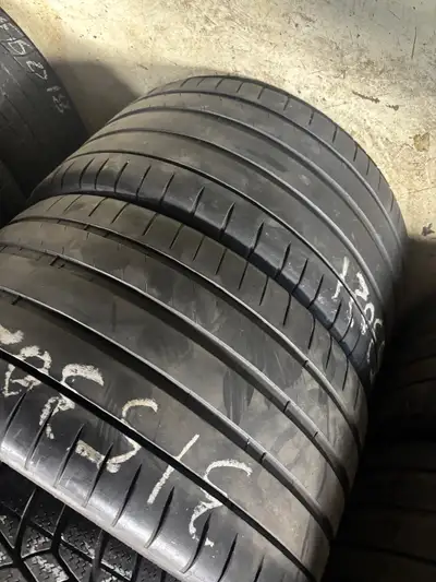 2 Used 315/30/R21 Michelin Pilot-Panamera/Taycan/AMG GT/Corvette/911 TWO used 315 30 R21 Michelin Pi...