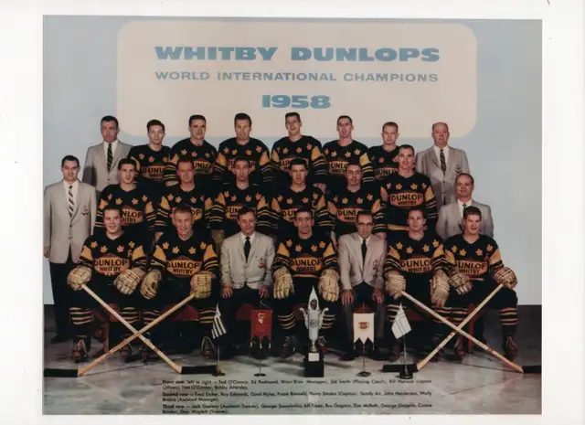 WHITBY DUNLOPS PHOTO 8X10 1958 in Arts & Collectibles in Oshawa / Durham Region - Image 2