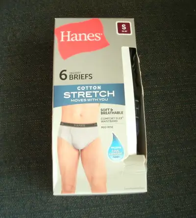 Men's Hanes Underwear, S, (6)  Brand New, View more