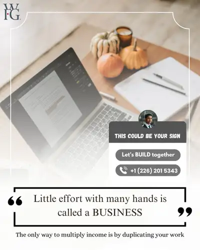A business is born when many hands carry one vision. The secret to multiplying your income? Duplicat...