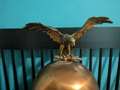 vintage ornate brass Rancilio top section espresso machine cafe, View more