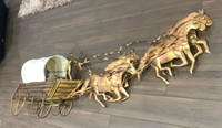 Metal Horse & Carriage Wall Piece *NEW*