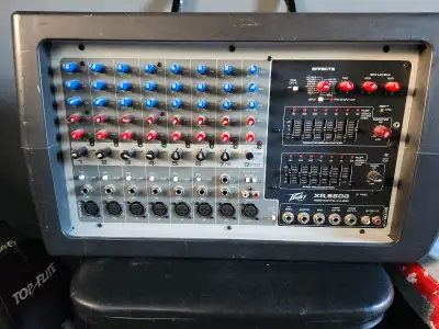 Peavey XR 8600 Powered Mixer 1200 watts. Works good. Asking only $350 obo