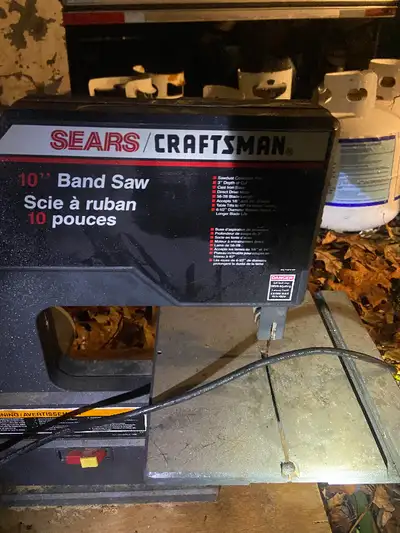 Sears/Craftsman 10in bandsaw,like new used very little $125 if ad is up it is still available