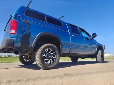 2003 Dodge Ram 2500 HO 5.9 Cummins 4X4 Turbo Super Phatshaft 62/80 4" Stainless Exhaust AFE - Blader...