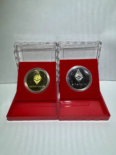 I'm selling new collectable Ethereum token coin with case for $15 each. I only have one physical gol...