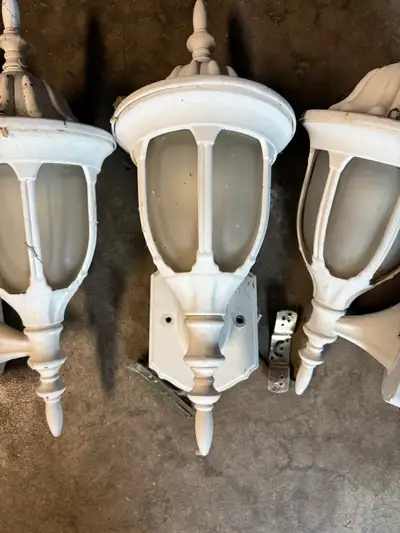 5 White Outdoor Lights, View more