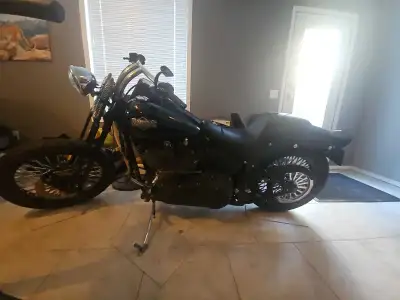 2004 Harley Softail Night Train Twisted choppers Springer D & D 2-1 exhaust Ultima fat spoke wheels...