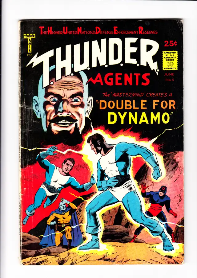 T.H.U.N.D.E.R. AGENTS #5 / TOWER COMICS – JUNE 196662863260248067127