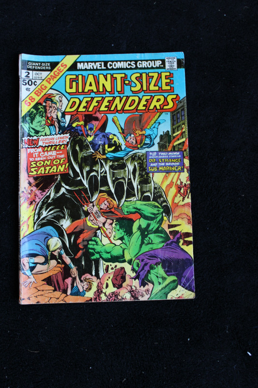 4 Comics:Defenders#2,Night Rider#2,ManThing#12,Swamp Thing#18 in Comics & Graphic Novels in Muskoka - Image 2