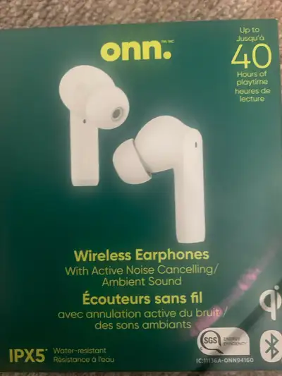 onn. Wireless earphones brand new and works good