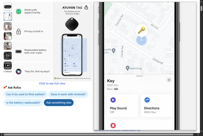 Atuvos tag 4 pack - Bluetooth Item Locator for Keys, Bags, Suitc, View more