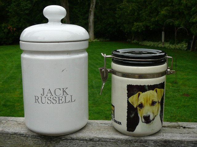 Jack Russell Terrier Best Friend Originals canister,JR treat jar in Accessories in Oakville / Halton Region - Image 2