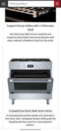 Bosch Range Gas Stove/Oven (6 burner)