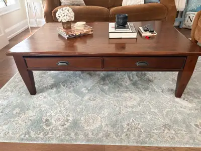 Large Wooden Coffee Table, View more