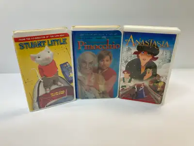VHS Movies - set of 3, View more