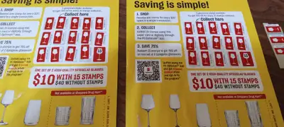 Free Cards Of Sticker For Glasses At Grocery Store., View more