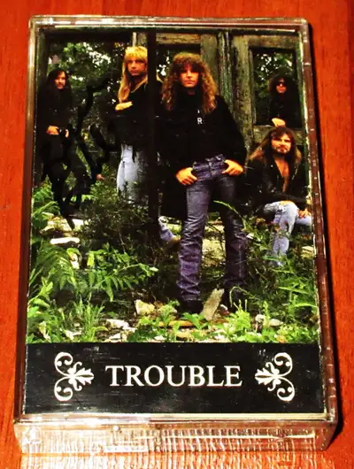 Cassette Tape :: Trouble - Trouble (Autographed By Rick Wartell & Bruce Franklin) $30 Dollars
