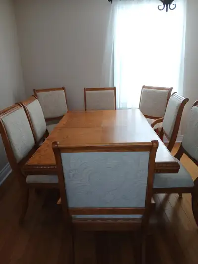 Dining Room Table & 8 Chairs, View more