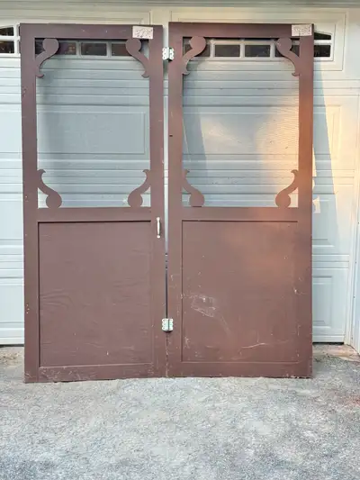 “Wooden Screen Doors” $40-$45 Each. , View more