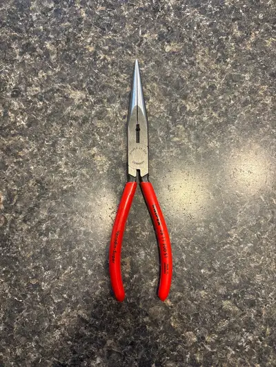 Knipex 8 inch Long Nose Pliers with cutter, View more