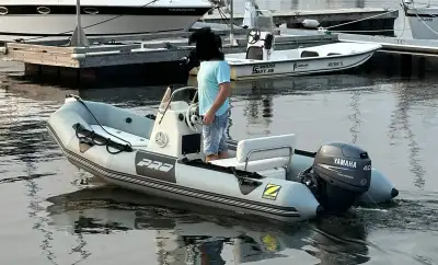2007 Zodiac 14 foot with Yamaha 40hp comes with trailer, $1500 cover, stereo and depth sounder. All...
