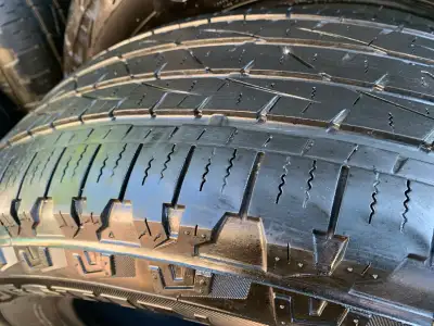 complete set of four Firestone destination LE2 245/60/18 105H all season tires for sale. They are of...
