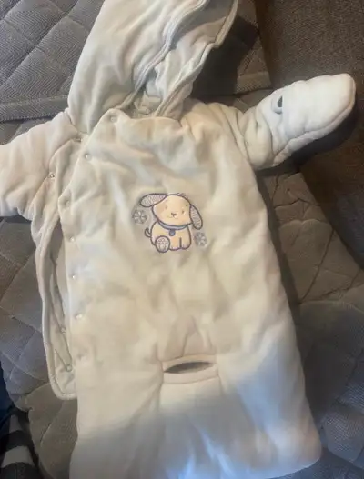 free 0-3 month baby bunting bag/snowsuit, View more