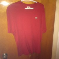 Lacoste red t-shirt size XL