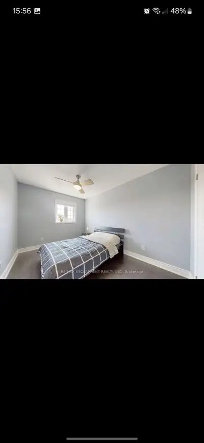 A clean, spacious, and semi-furnished room is available in a well-maintained home located in a highl...
