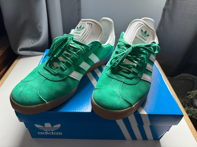 Adidas Gazelle Green size 11 dans Chaussures pour hommes  à Laval/Rive Nord