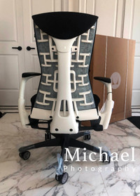 Herman Miller White Embody Chair, Brand  new sealed   in box