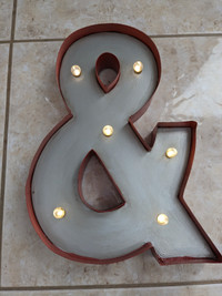 LED Marquee Sign, Ampersand!