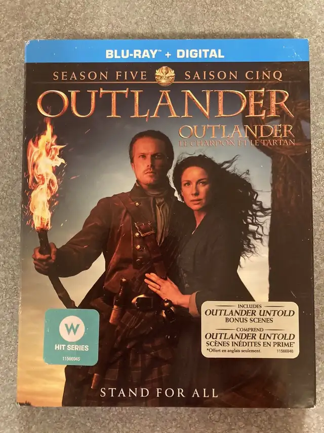 New sealed Outlander Season Five 5 bluray set