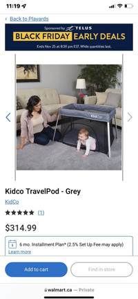 KidCo travel pod / play yard