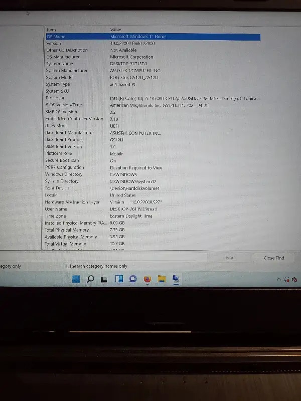 Asus ROG Strix G15LI 1650ti laptop Laptops Kitchener / Waterloo