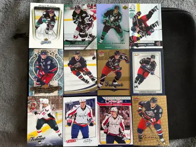 Sergei Federov hockey card lot, View more