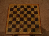 Miniature  marble chess set